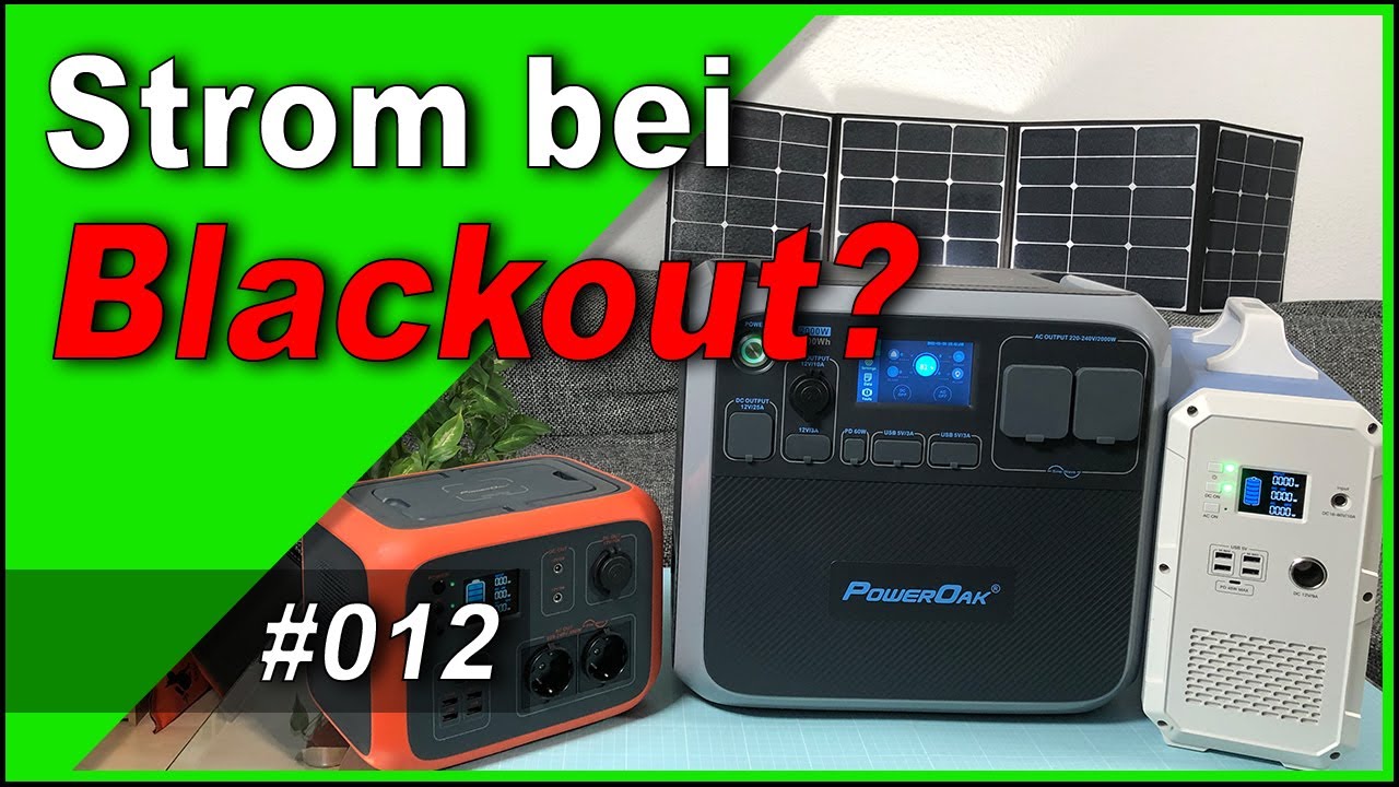 Stromversorgung bei BLACKOUT ⚡️ #012 Preppen mit wenig Platz | Krisenvorsorge | Stromausfall | 4K