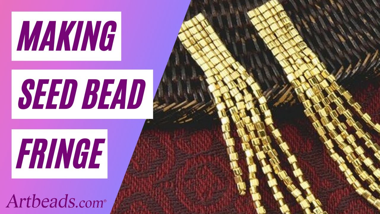 How to Make Seed Bead Fringe for Earrings and Necklaces
