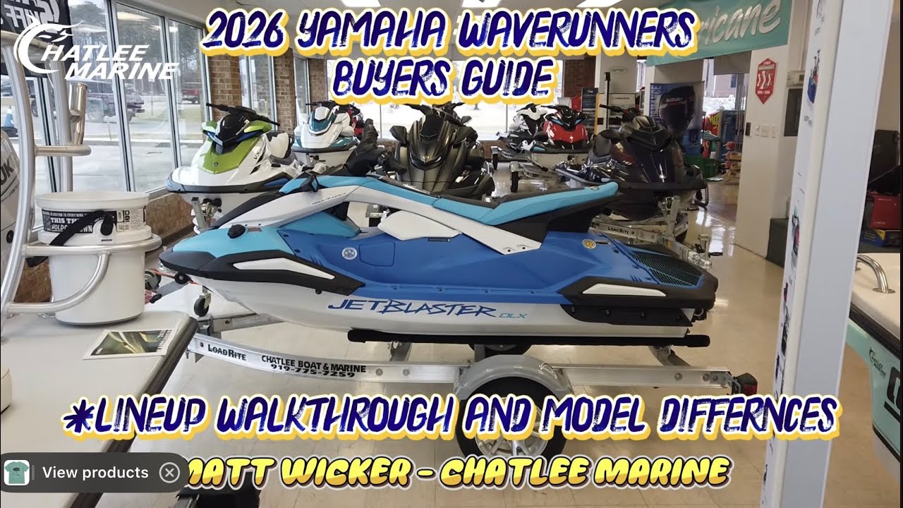Yamaha WaveRunner Buyer’s Guide 2026 | All Models Compared! Rec-Lite Series! Under $8,500. Part 1/4!