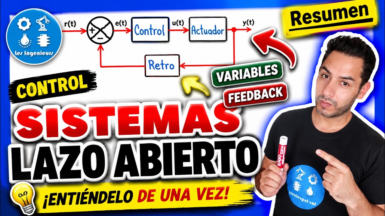 ✅INTRODUCCIÓN SISTEMAS de CONTROL | LO QUE DEBES SABER💯| Curso TEORÍA del CONTROL