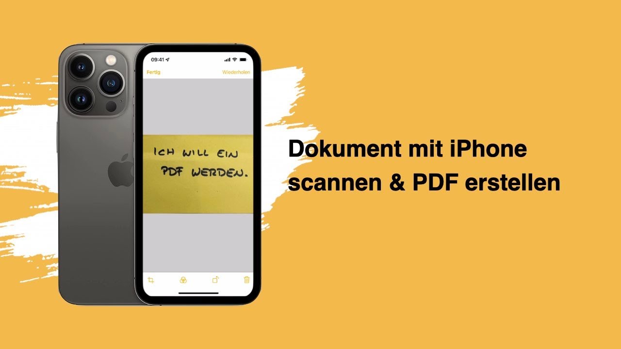 Dokument mit iPhone scannen und als PDF speichern &ndash; So geht&rsquo;s!