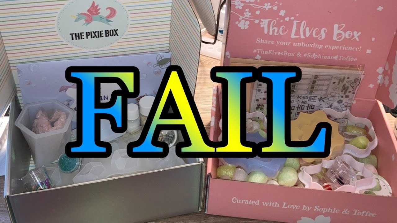 Sophie and Toffee; Elves and Pixie Boxes, Unboxing and Two Failed Projects: Sept 22, 2021
