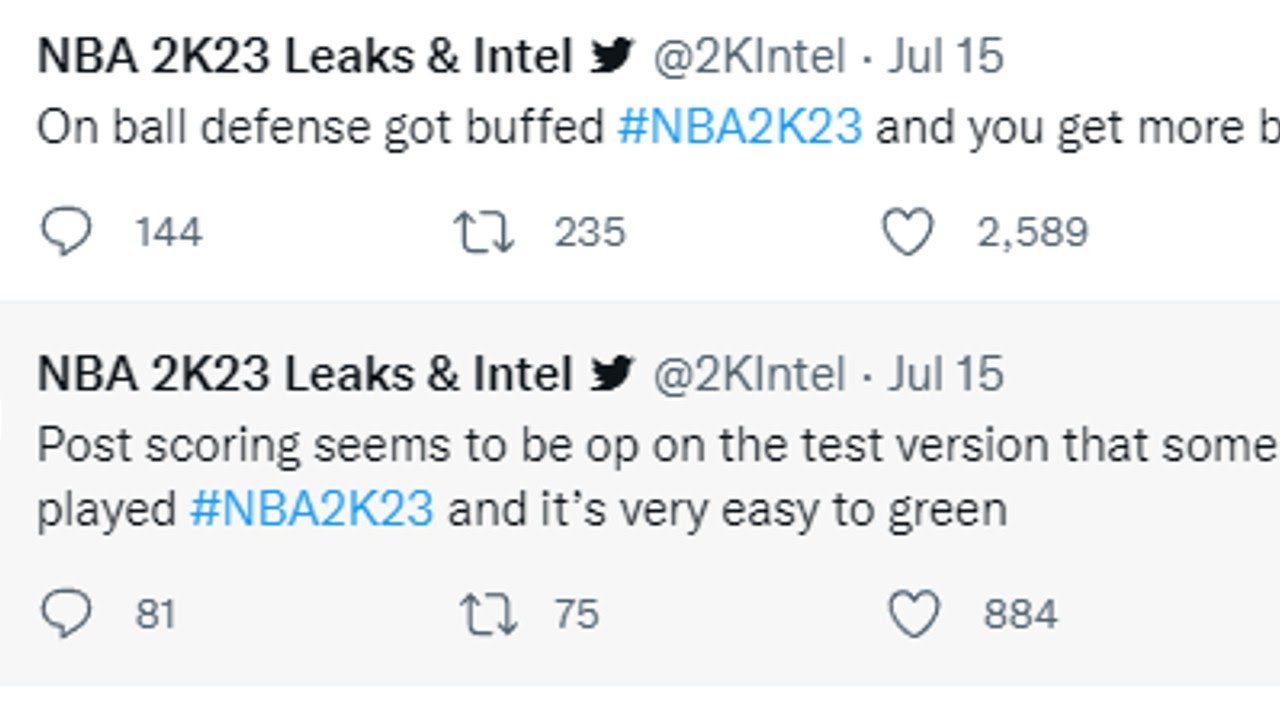 2k23 Info| On Ball Defense buff? Post Scoring OP Again?