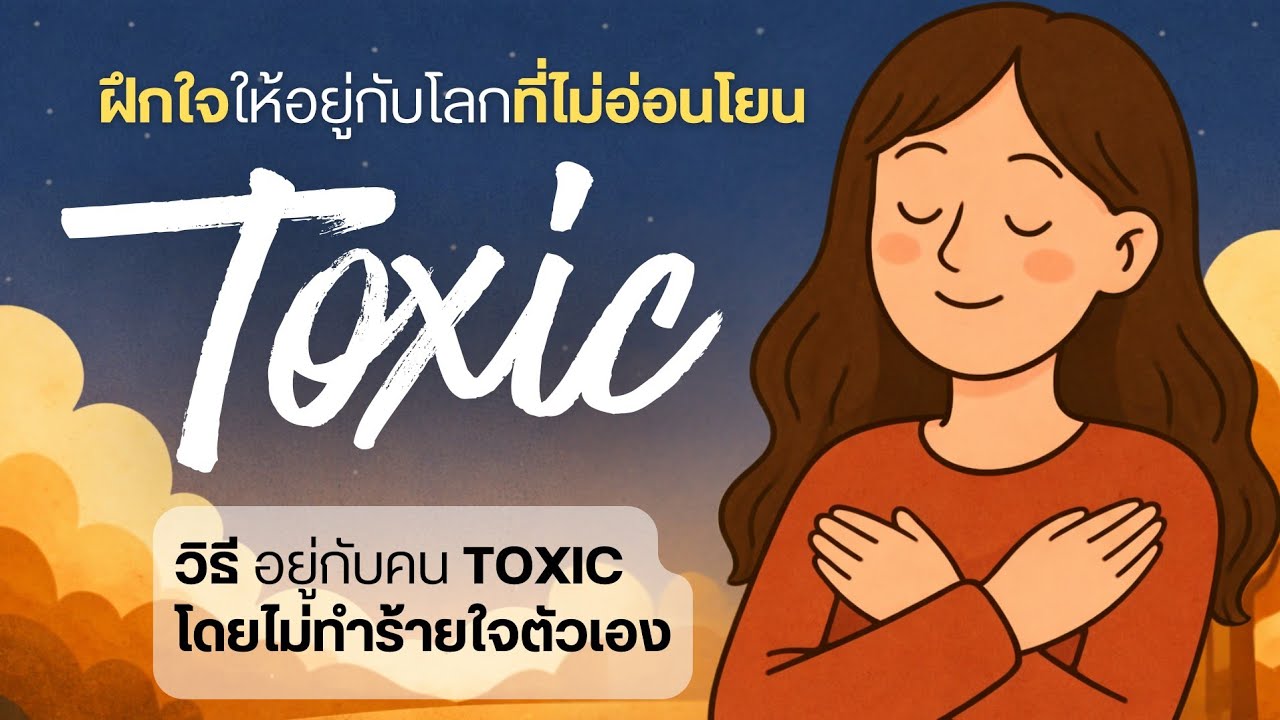 ฝึกใจให้อยู่กับคน Toxic | วางขอบเขตอย่างอ่อนโยน ไม่ทำร้ายใจตัวเอง