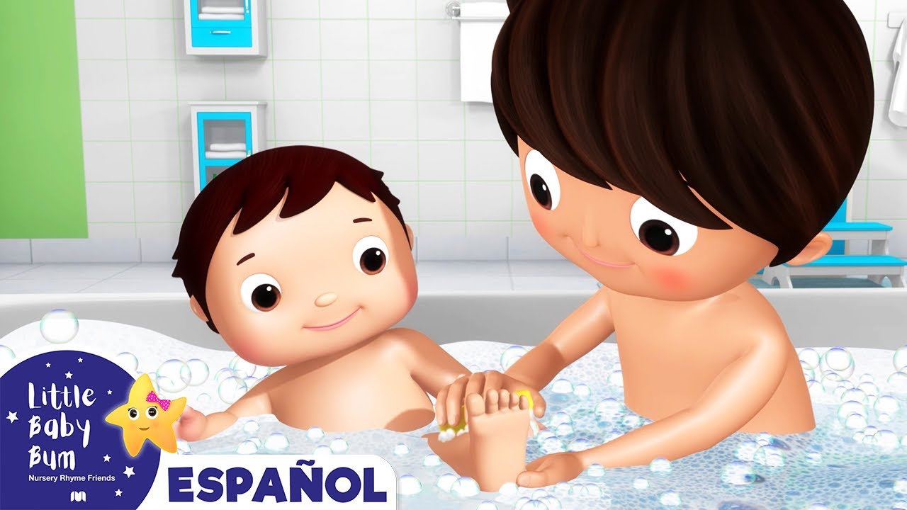 Canción del Baño - Canciones Infantiles | Dibujos Animados | Little Baby Bum en Español