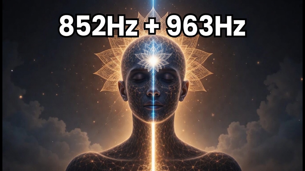 852Hz + 963Hz | Verbinde Dich Mit Höherem Bewusstsein | Drittes Auge Portal