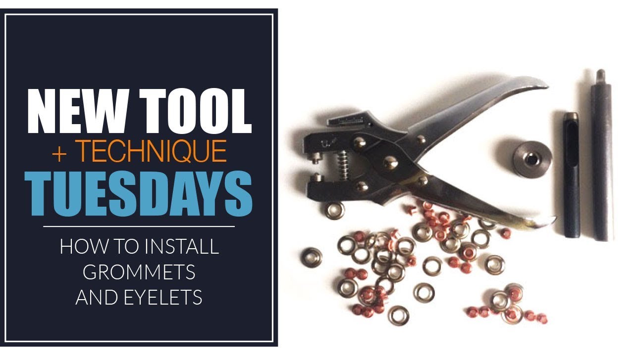 HOW TO SET EYELETS OR GROMMETS ON LEATHER