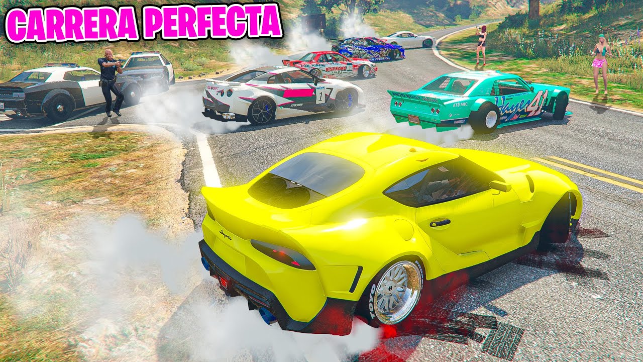 MI PRIMERA CARRERA DE DRIFT PERFECTA!! GANO CON UN SOLO DERRAPE! - GTA 5 ONLINE