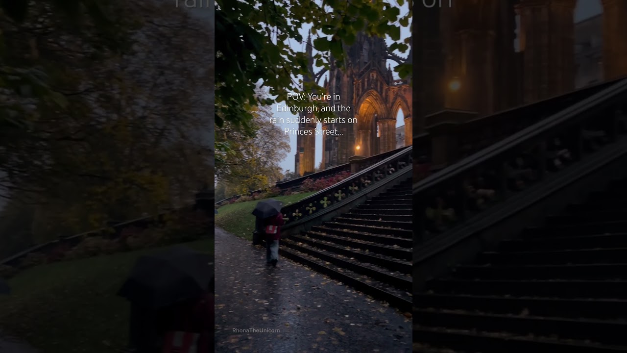 Things to do in Edinburgh: visit Princes Street Gardens, Scott Monument #edinburghscotland