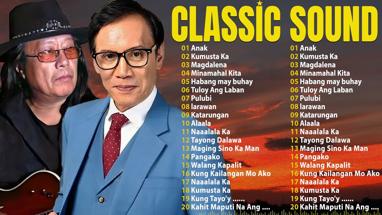 Freddie Aguilar & Rey Valera 💘 Pinaka-Tapat na Tagalog Love Songs Nonstop 2025
