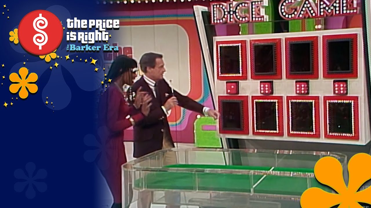 Wow! Contestant Almost Automatically Wins DICE GAME When She Rolls Three 6s! The Price Is Right 1983