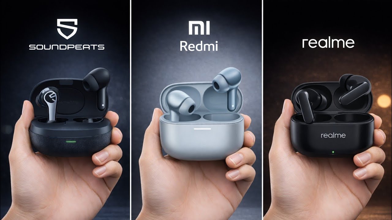 SOUNDPEATS C30 VS REDMI BUDS 8 PRO VS REALME BUDS AIR 8 PRO