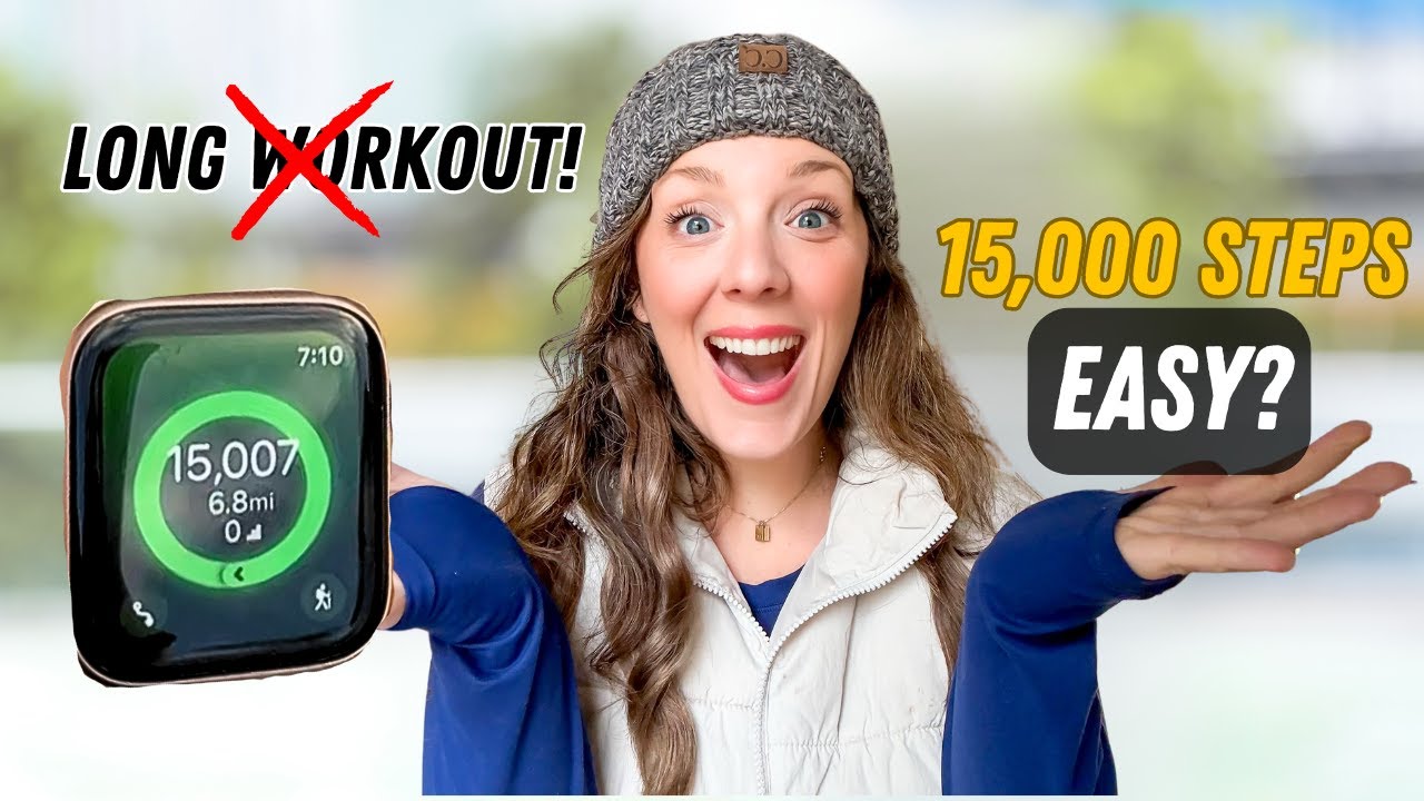 How I Walk 15,000 Steps a Day Without a Long Workout | Easy Daily Walking Routine