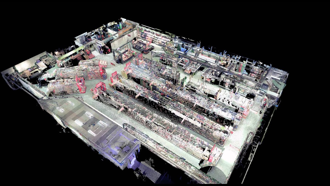 Plus Spithoff Schildwolde -  Groningen - 3DX3 - 3d laserscan puntenwolk