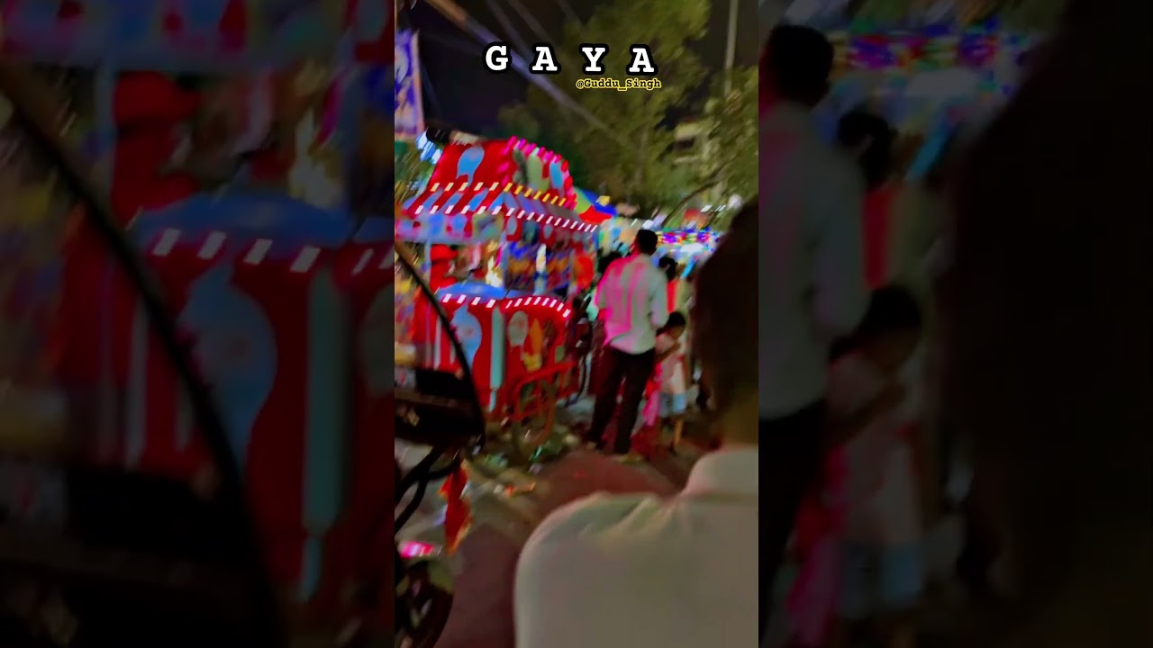 Gaya city night view✨//#city #gaya #gayaji #night #nightlife