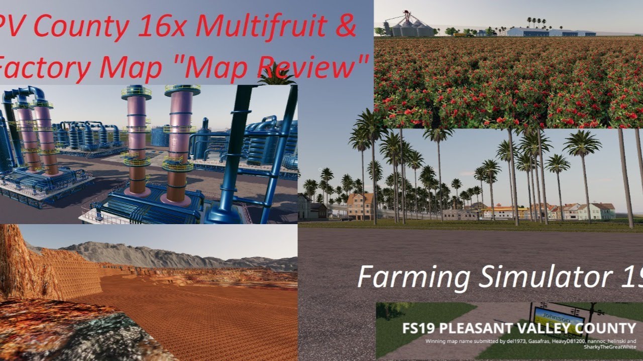 Farming Simulator 19, FS 19, PV County 16x Multifruit #17