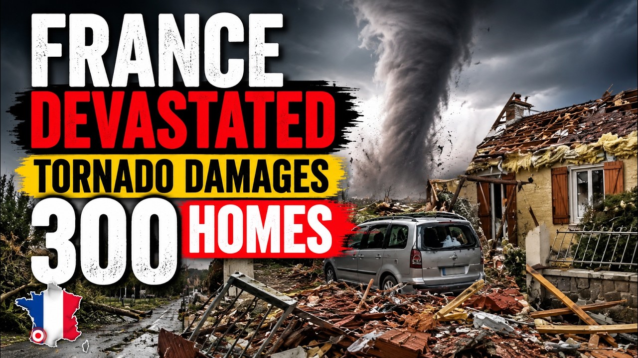 France Hit by Devastating Tornado | 300 Homes Damaged, 40 Injured | World News