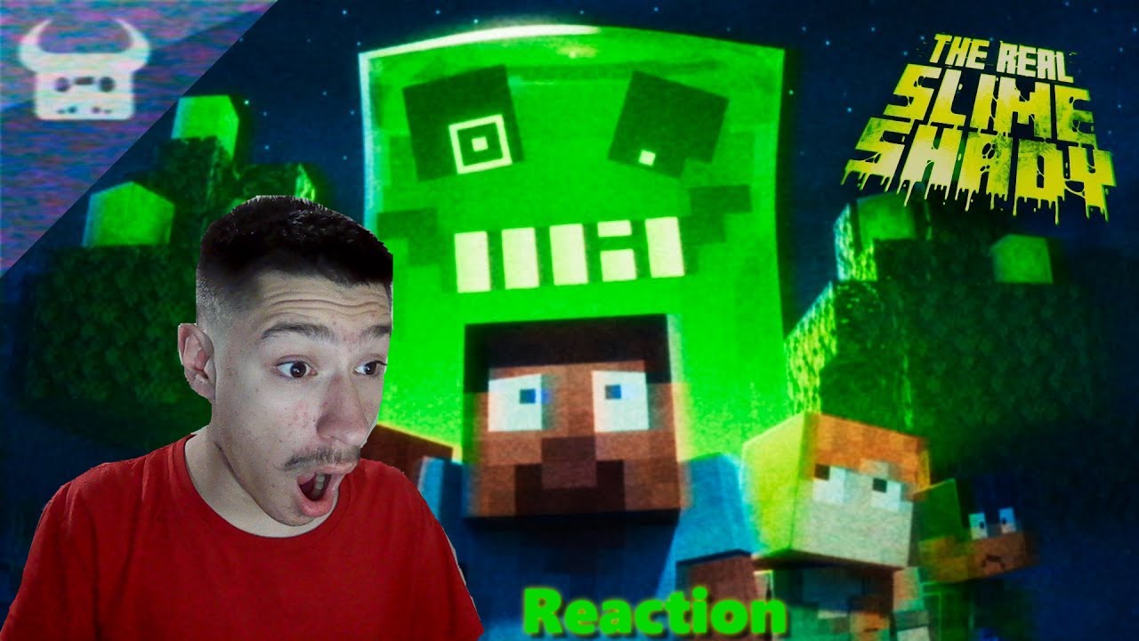 Swaggy's Here| Reaction to MINECRAFT SLIME RAP 🎵 - 