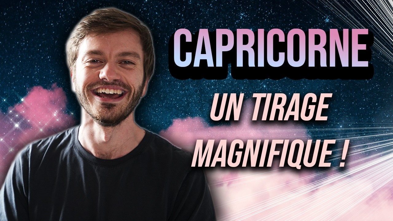♑ CAPRICORNE : Un tr&egrave;s beau tirage, &ccedil;a fait plaisir &agrave; voir. 🥰 AVRIL 2026