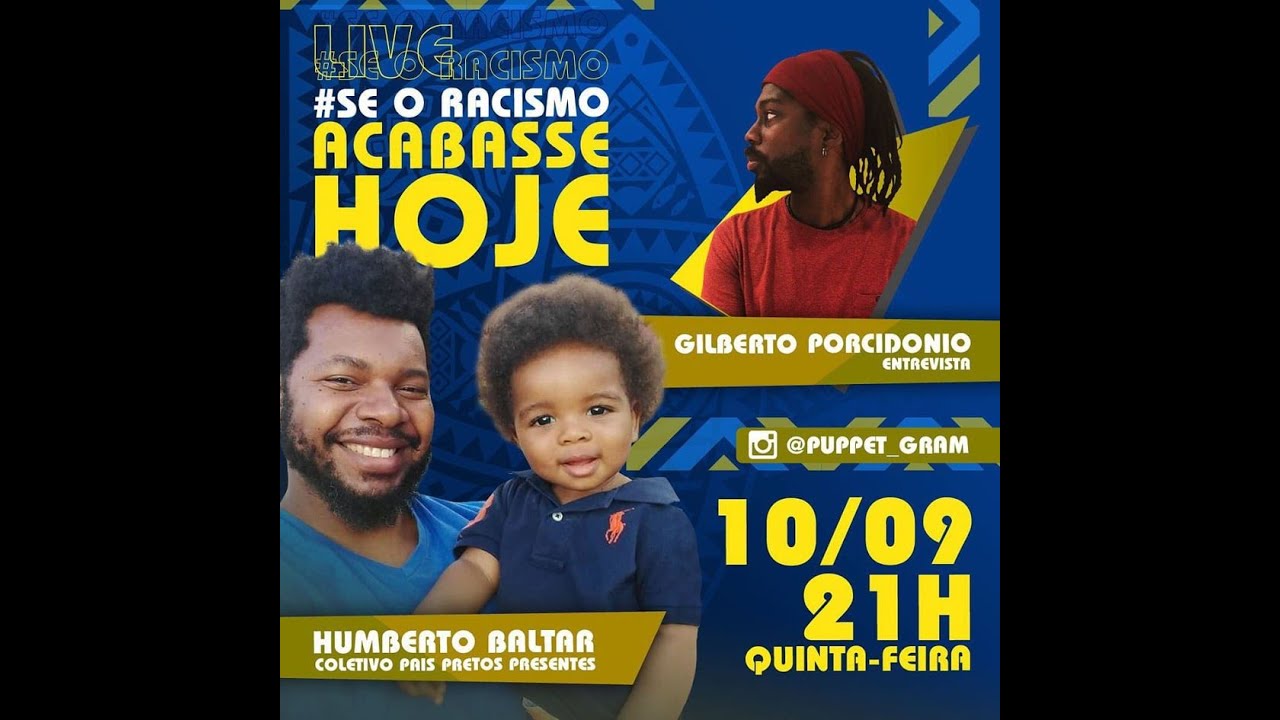 Humberto Baltar fala da paternidade preta no coletivo Pais Pretos Presentes com Gilberto Porcidonio