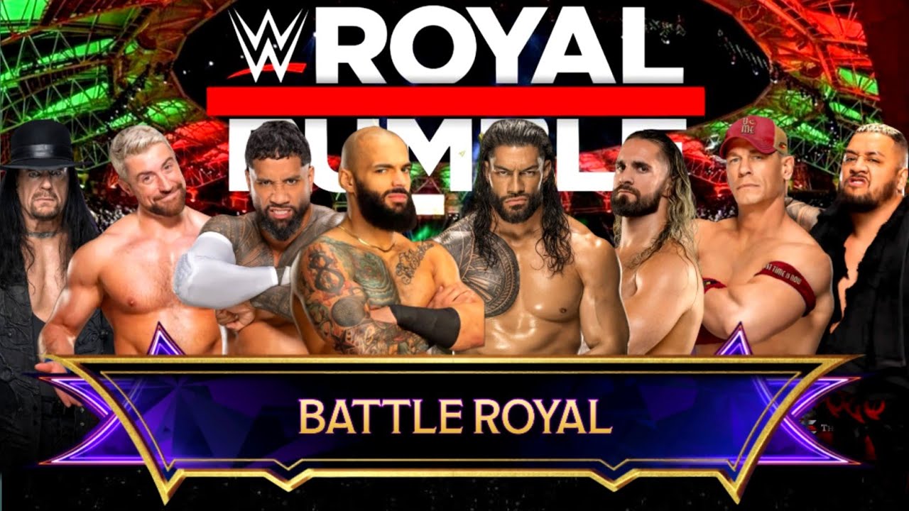10 Man Battle Royal Match - Undertaker, Joe Hendry, Jey, Roman, Seth, John Cena, Solo Sikoa | WWE