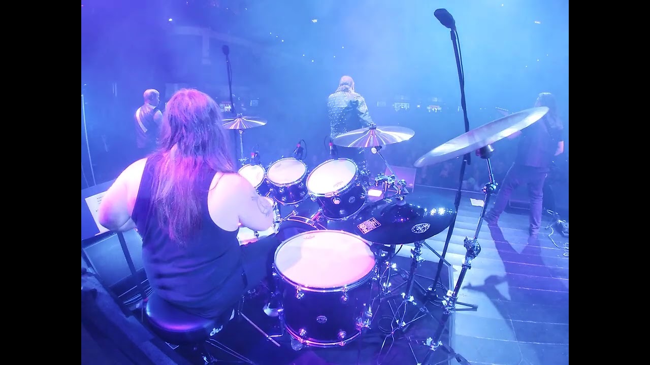 Drum Cam - Sinner,  Riding on the Wind, Metal Gods by Judas Priest (Live at HOB)