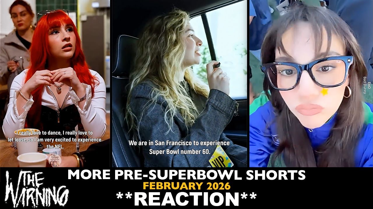 Musicians REACT to The Warning: MORE Pre-Superbowl Shorts (2026)