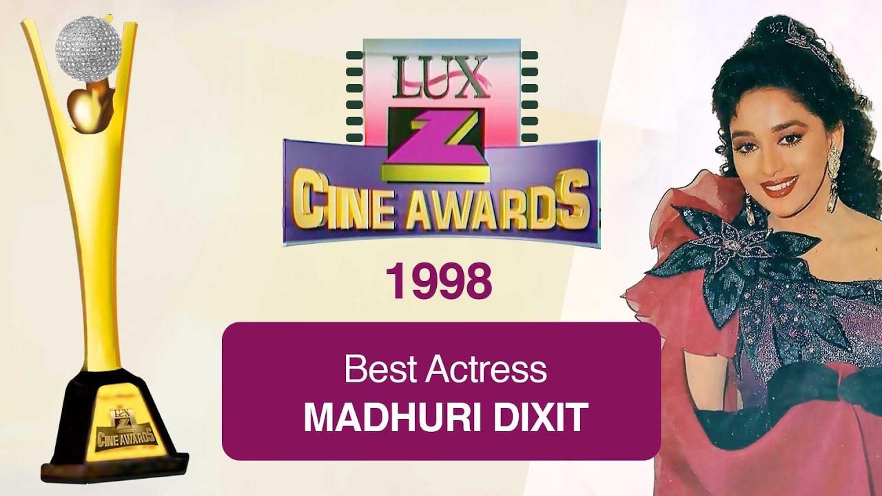 Best Actress - Madhuri Dixit - Million Dollar Smile  | Lux Zee Cine Awards 1998