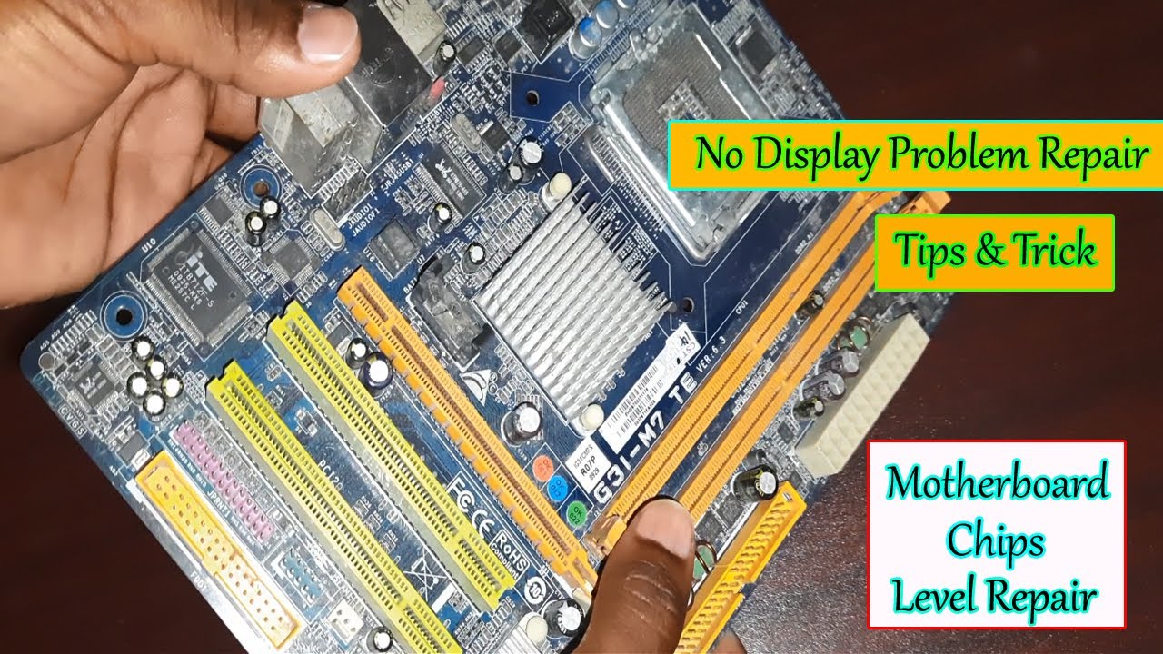 How To Repair No Display Problem G31M7-TE  | Computer Basic Hardware By Tanvir Computer & Scientist