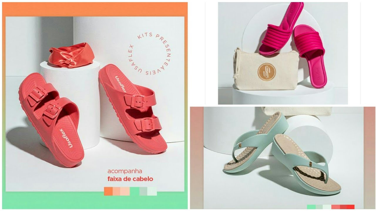 Alto Ver&atilde;o Usaflex 2021/Nova Cole&ccedil;&atilde;o de Sapatos/Lan&ccedil;amentos e Tend&ecirc;ncias