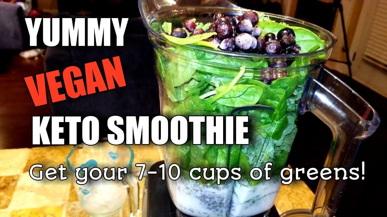 YUMMY Meatless Keto! Vegan Green Keto Smoothie! 🥑