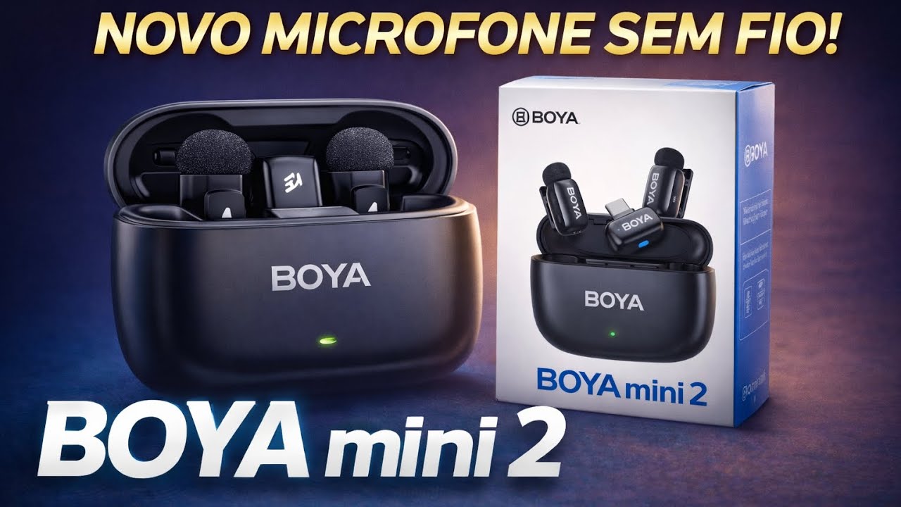 Esse microfone barato me surpreendeu? BOYA Mini 2 em teste real.