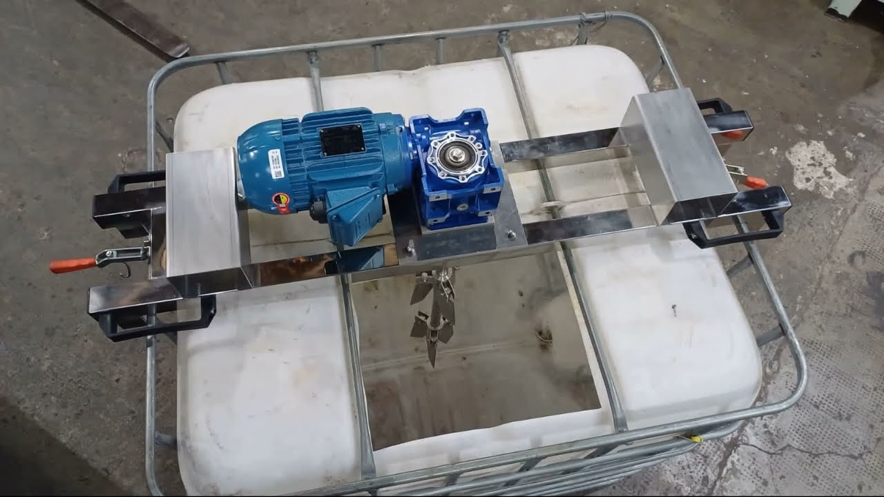 Agitador misturador para contêiner IBC 1000 litros