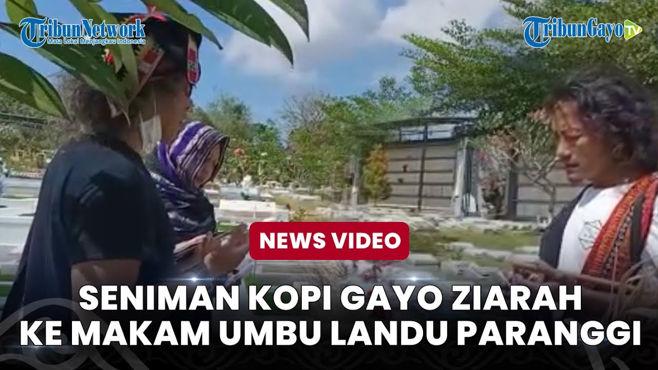 Seniman Kopi Gayo Ziarah ke Makam Penyair Besar Indonesia Umbu Landu Paranggi