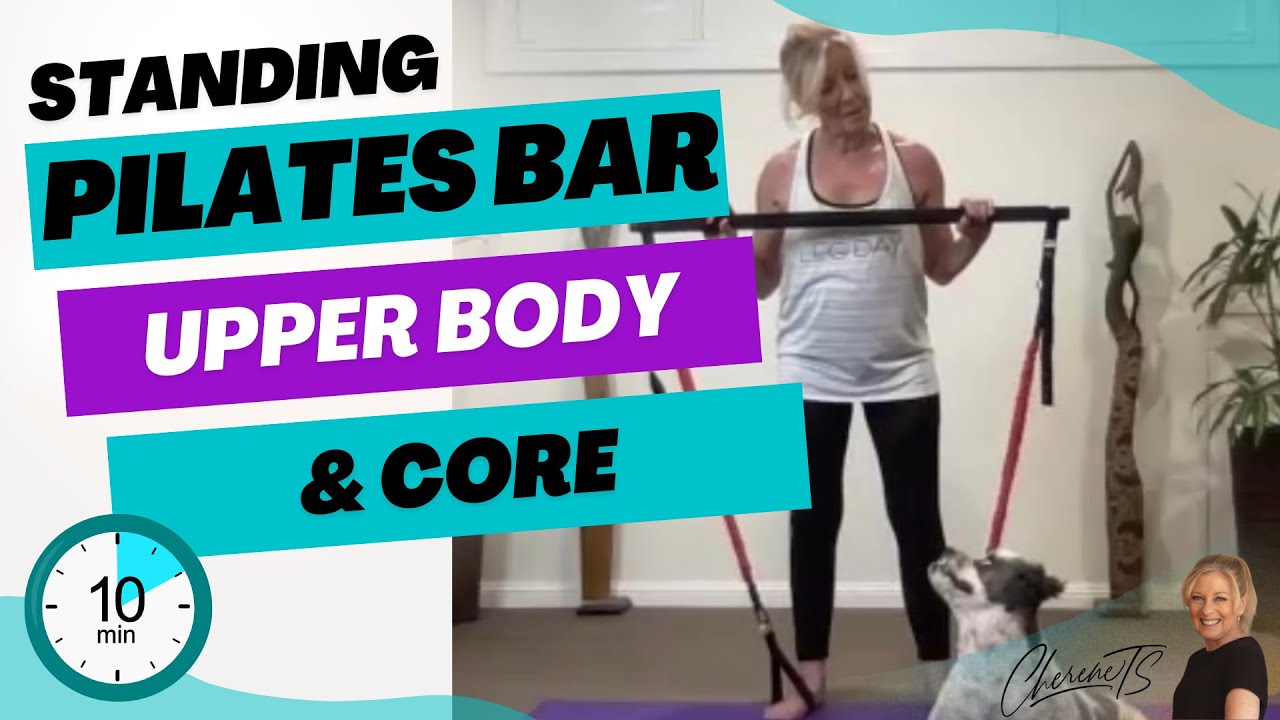 10 MIN PILATES BAR - Standing Workout for Upper Body & Core | Beginner Friendly, NO Impact! TRY IT!