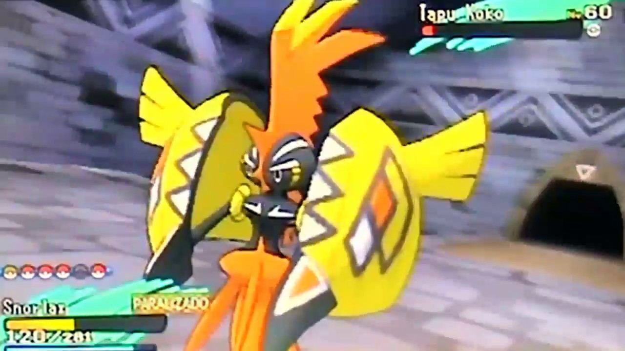 Pokemon Sol y Luna: Conseguir a Tapu Koko, Primer Encuentro (NO MASTER BALL)