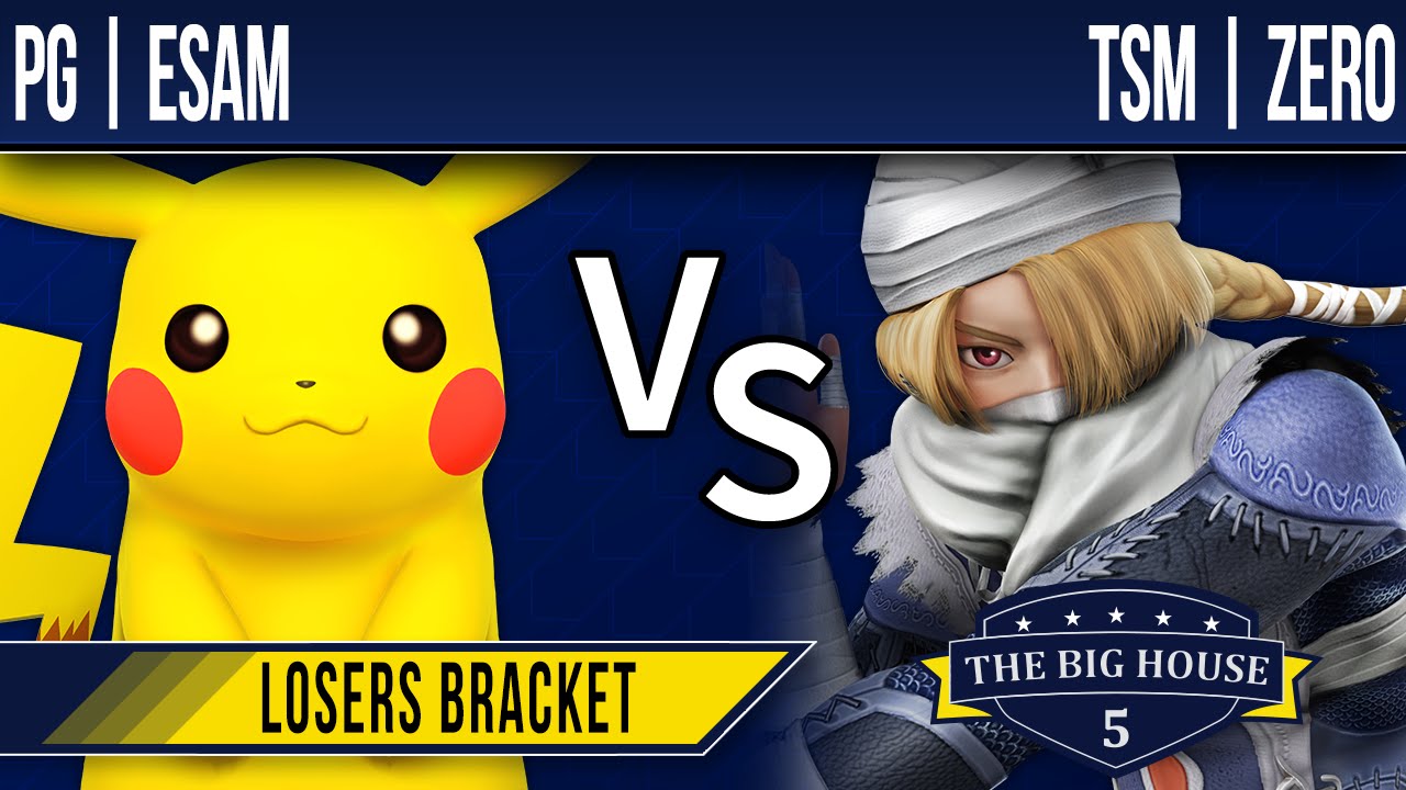 TBH5 Smash 4 - PG | ESAM (Pikachu) vs TSM | ZeRo (Sheik) - Losers Bracket