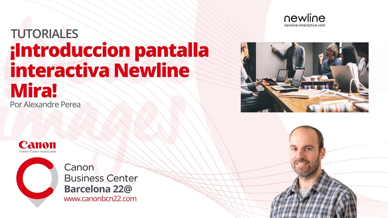Introducción pizarra digital Newline Mira 65