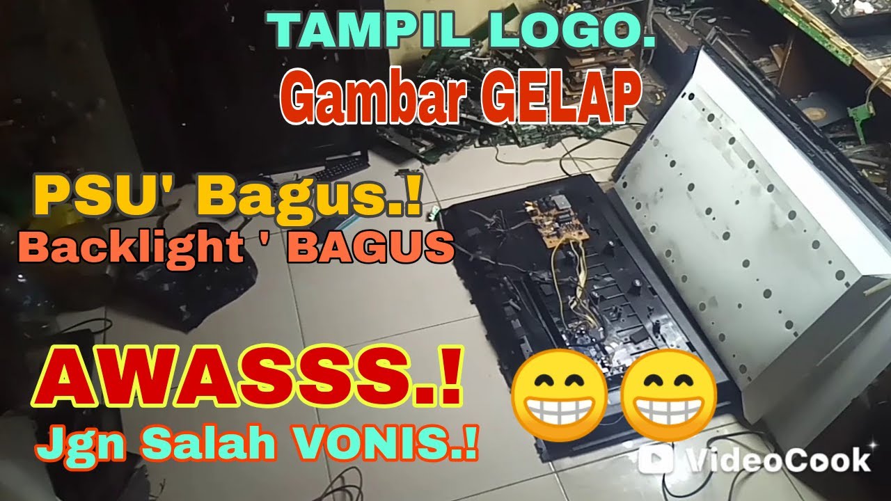 Tv Led Polytron Tampil Logo Sesaat Lalu Gambar Gelap || Tv Led Polytron PLD32T7511 Gambar Gelap