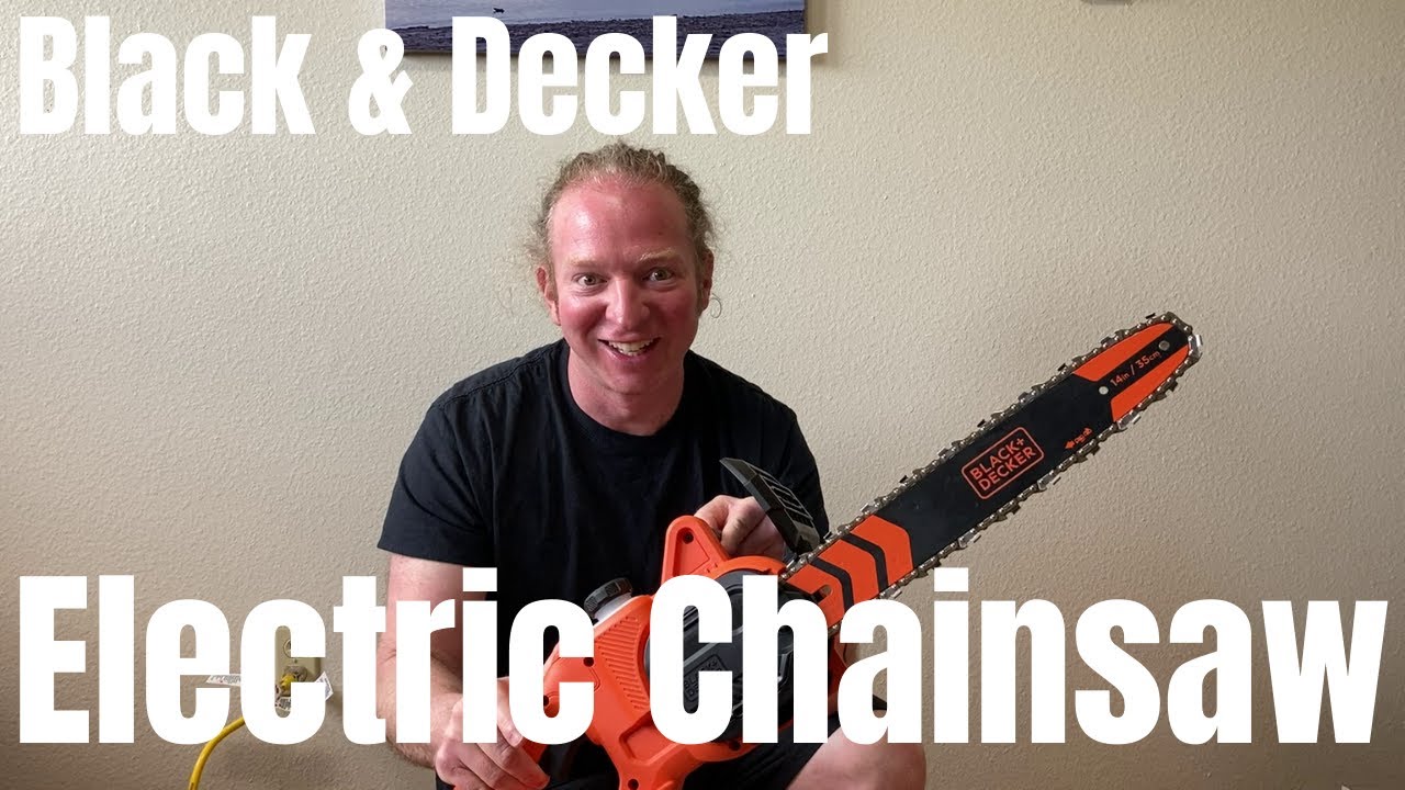 Электрическая цепная пила Black & Decker