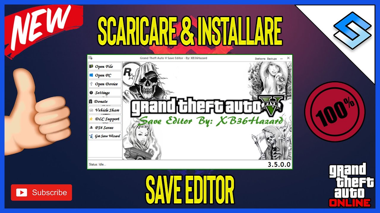 *TUTORIAL* COME SCARICARE & INSTALLARE SAVE EDITOR - GTA 5 STORIA/ONLINE - PS4/PS5