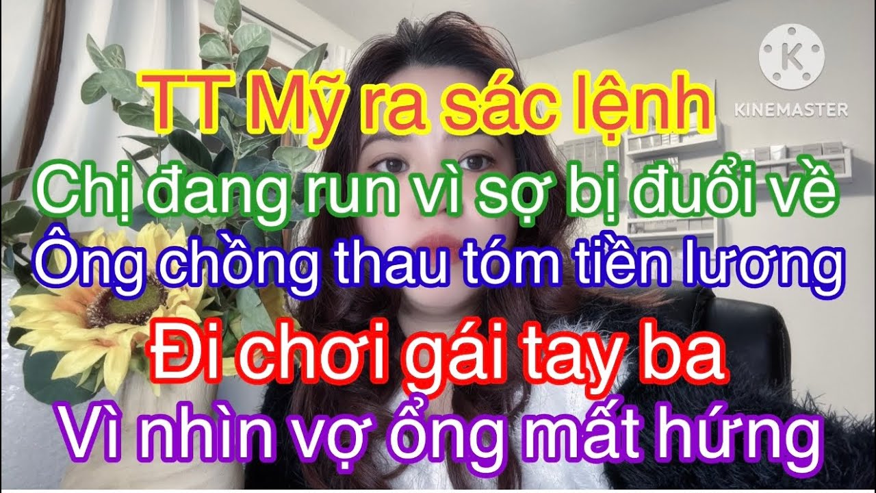 Suốt ngày nó hùbị đuổi về.chị đang run sợ thằng chồng VK Mỹ lọi dụng sức lao động của chị.