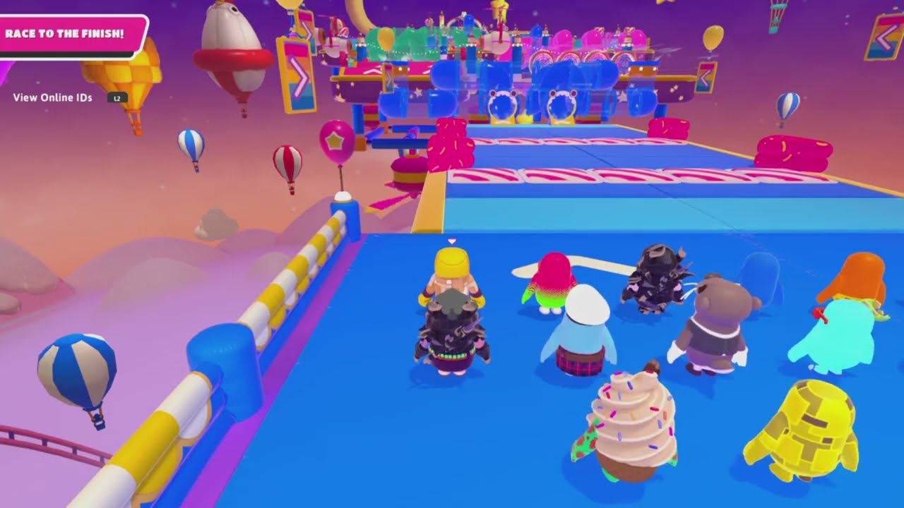 Pipe Dream map in Fall Guys Completion GAMEPLAY