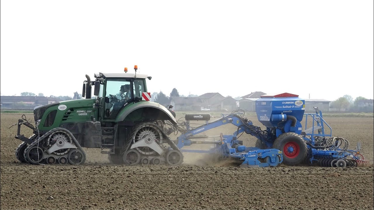Fendt 930 TIDUE Tracks | Lemken Zirkon & Solitair 9