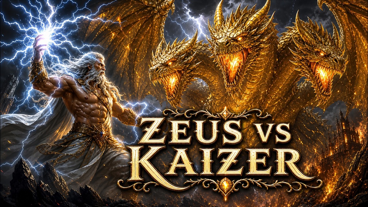 Zeus Challenged Kaizer the Three-Headed Dragon Tyrant | Battle Ballad Fantasy Folk