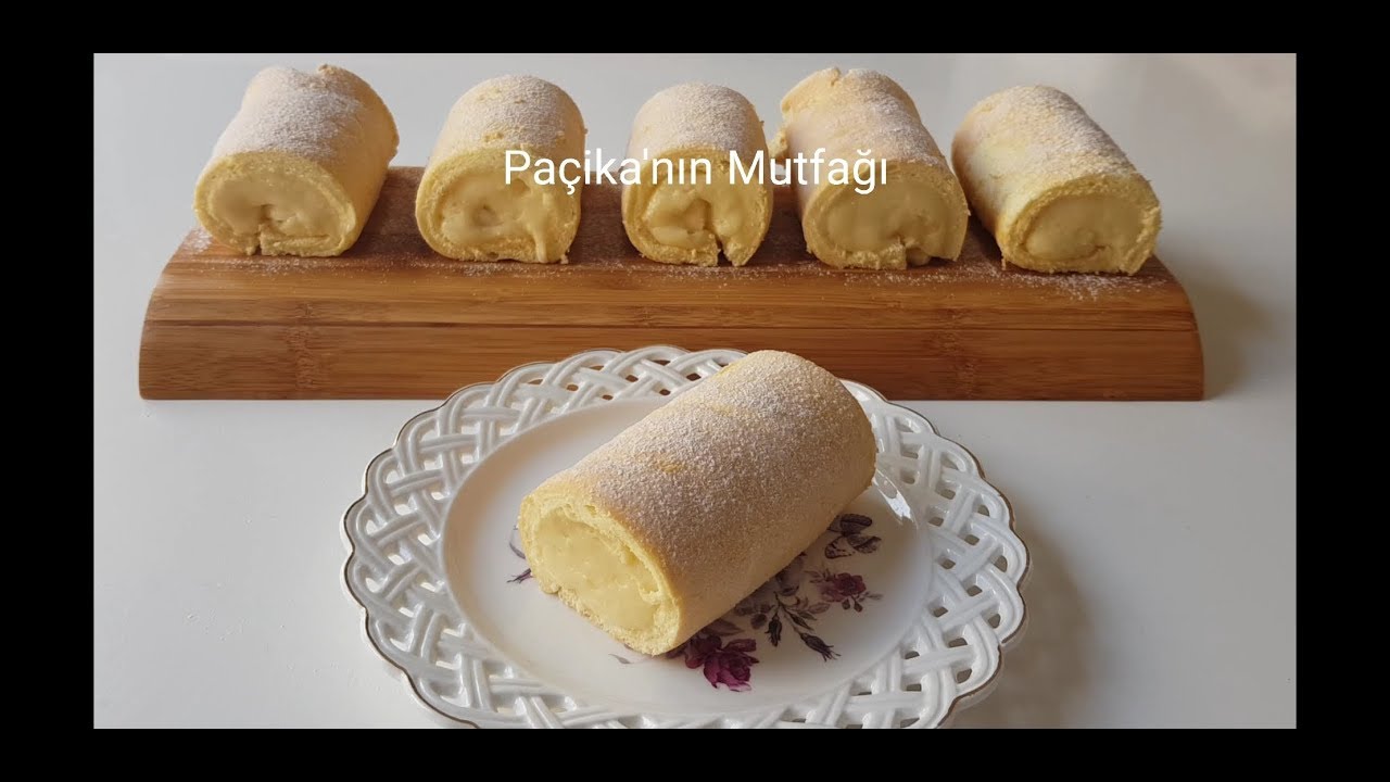 PASTANE USULÜ MUZLU RULO PASTA TARİFİ (PORSİYONLUK) - Paçikanın Mutfağı