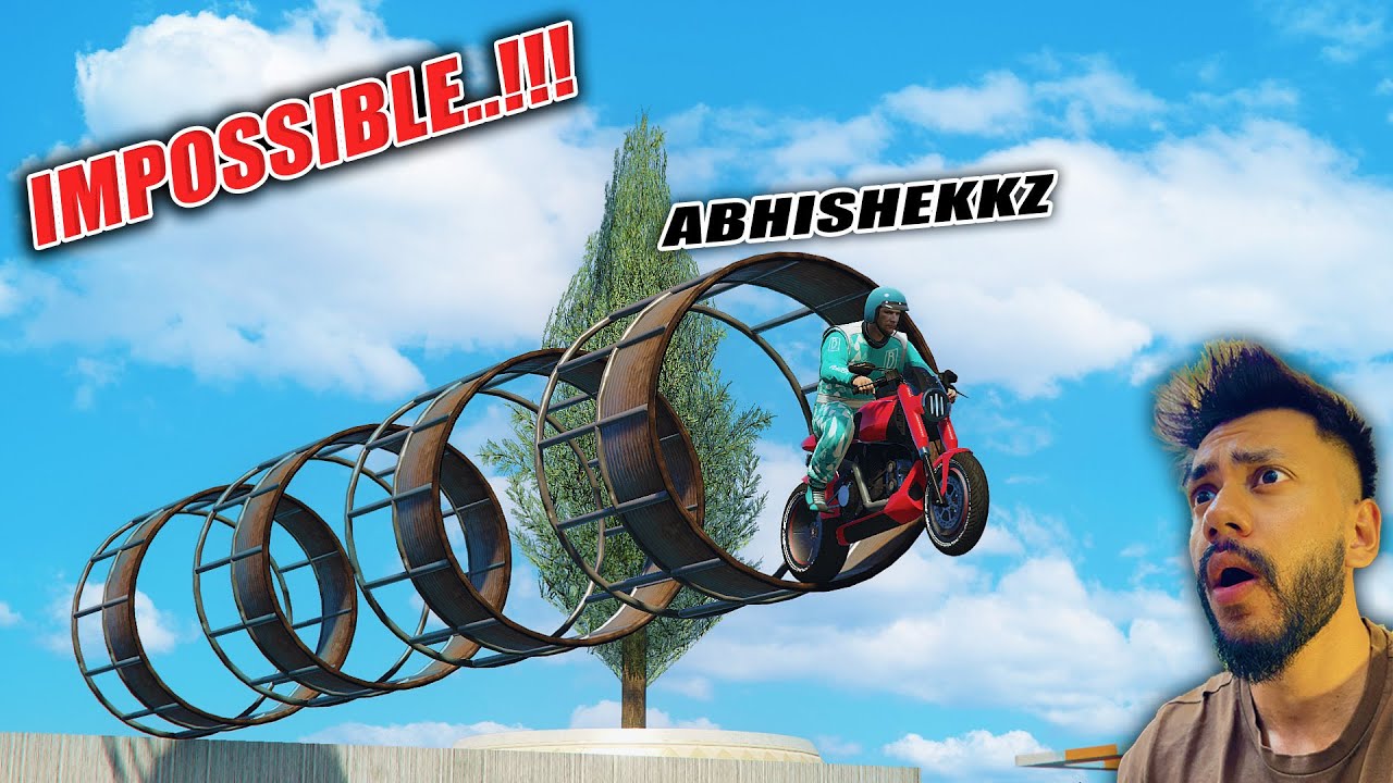 I LEFT THIS IMPOSSIBLE BIKE PARKOUR | GTA 5 PARKOUR RECE