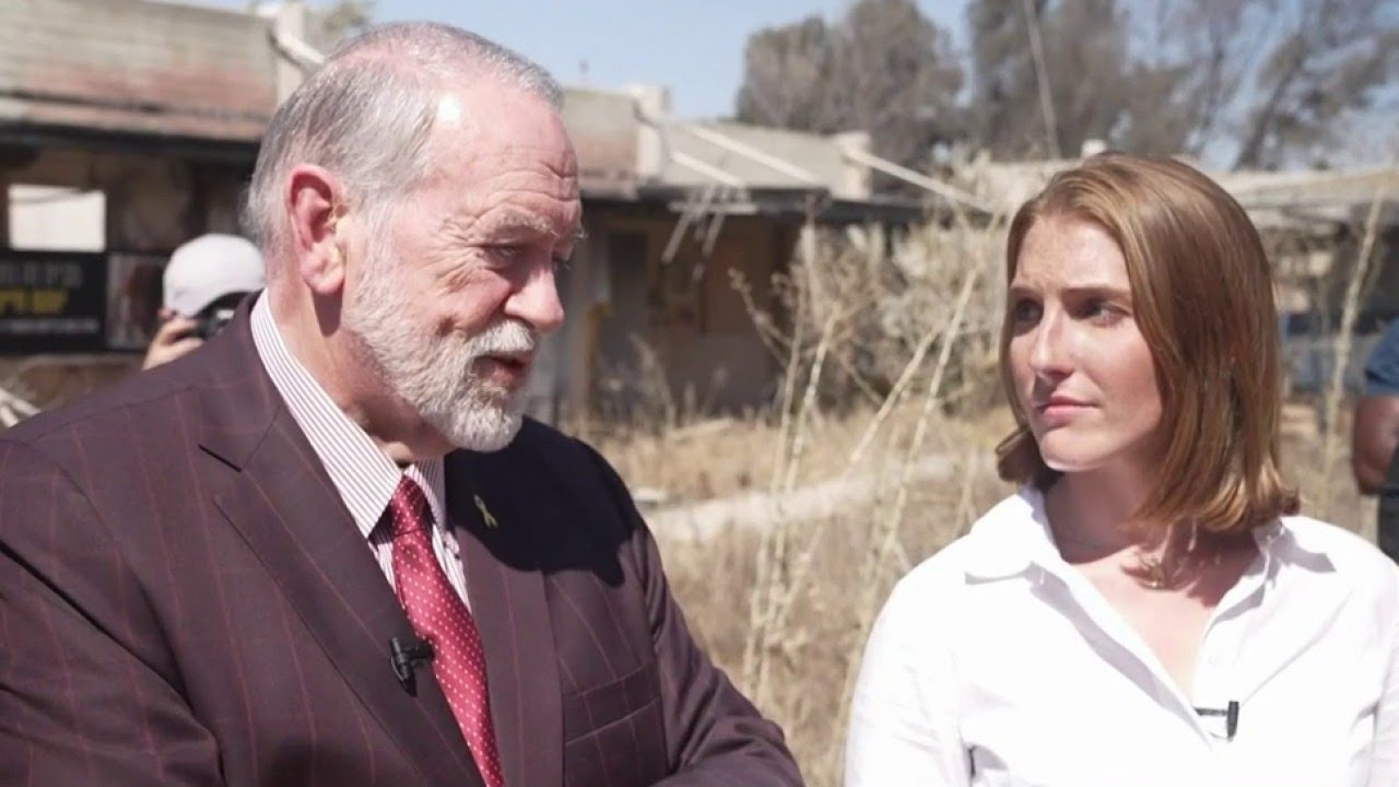 US Ambassador Huckabee visits Kfar Aza with i24NEWS