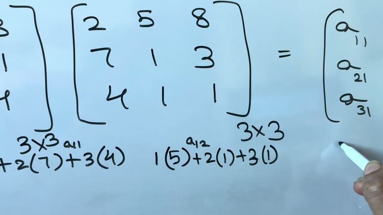 Pre-Calculus:Matrix Multiplication 3*3