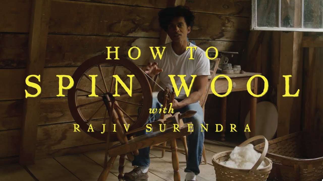 The Enchanting Process of Spinning Wool with Rajiv Surendra